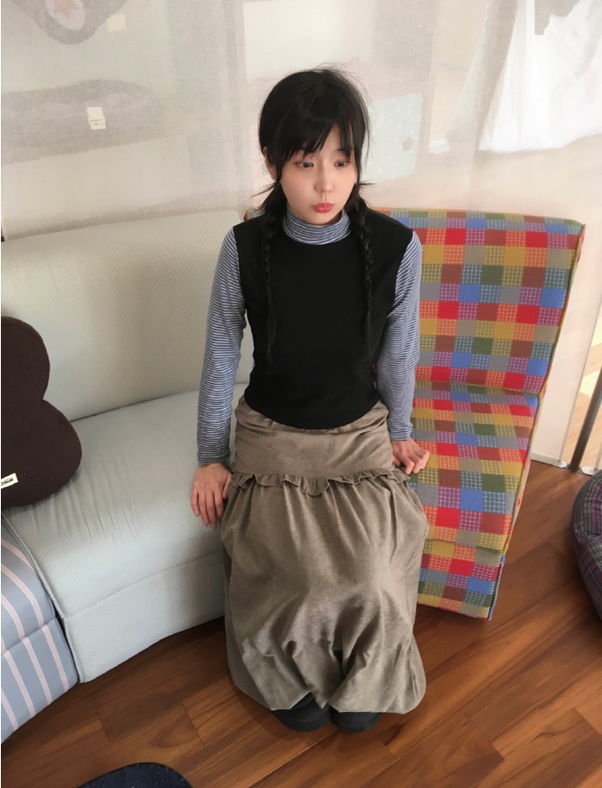 SHOTGUN韓國直郵女士新品26春夏人氣真品職業長袖T恤假兩件SHOTGUN長袖T恤