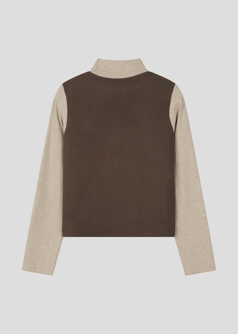 SHOTGUN韓國直郵女士新品26春夏人氣真品職業長袖T恤假兩件SHOTGUN長袖T恤