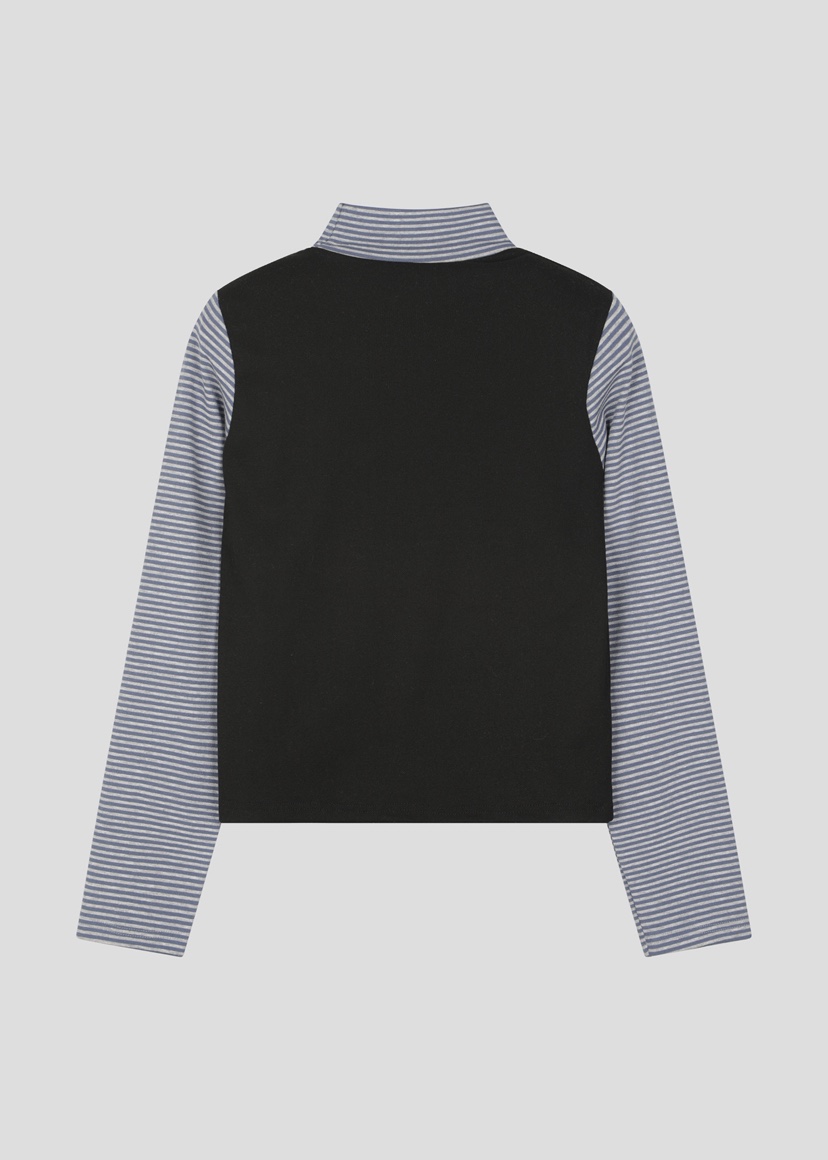 SHOTGUN韓國直郵女士新品26春夏人氣真品職業長袖T恤假兩件SHOTGUN長袖T恤