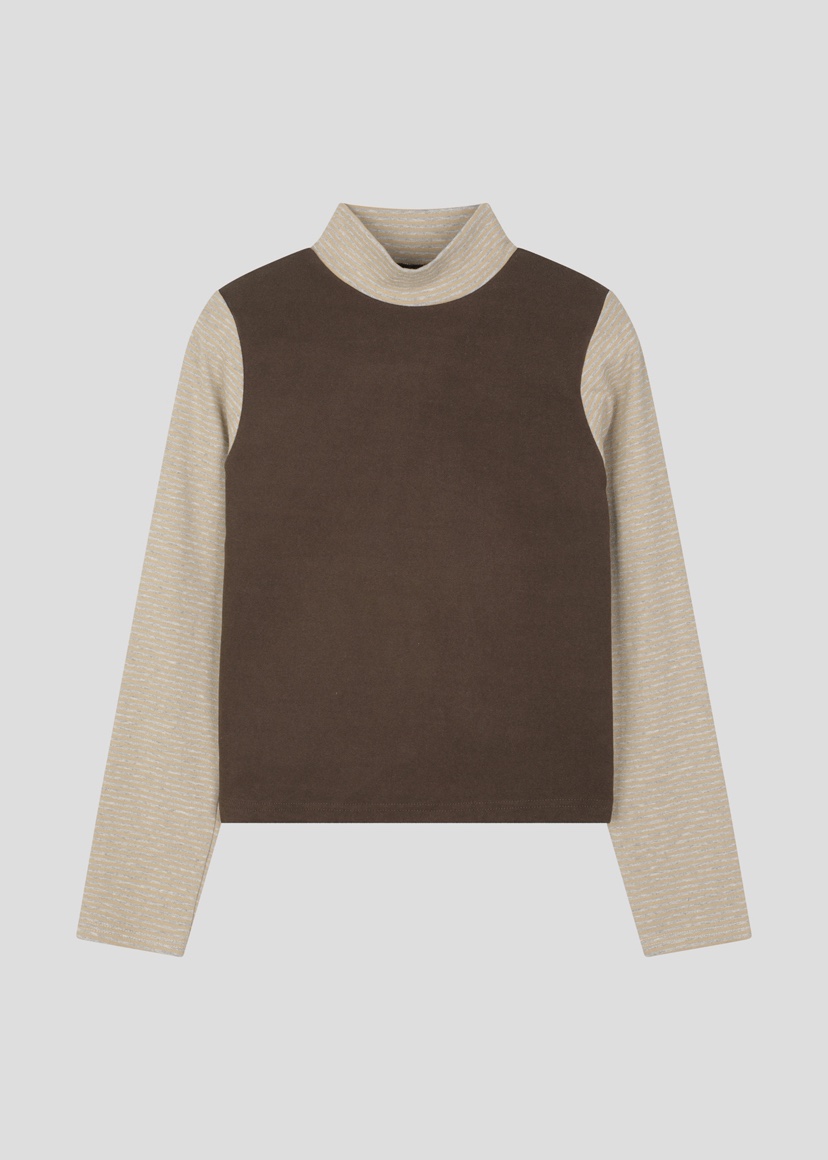 SHOTGUN韓國直郵女士新品26春夏人氣真品職業長袖T恤假兩件SHOTGUN長袖T恤圖色1