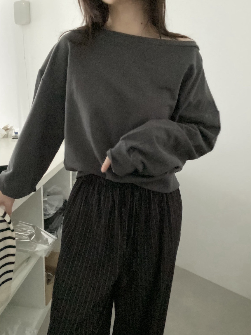 PLANTS ON GRAY韓國代購女裝新款真品休閑時尚推薦長袖T恤PLANTS ON GRAY長袖T恤圖色1