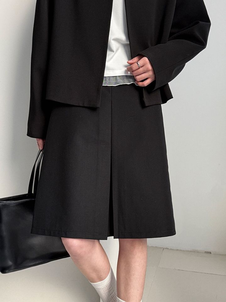 STAY HERE東大門實拍女裝新品熱賣人氣職業半身裙中短裙STAY HERE半身裙/中短裙