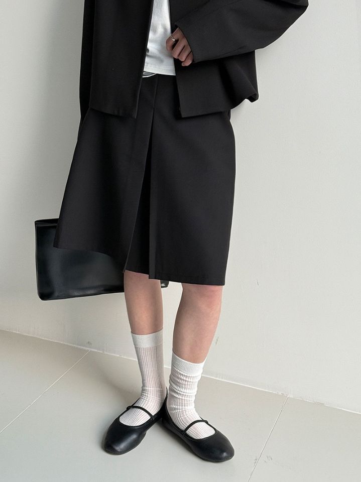 STAY HERE東大門實拍女裝新品熱賣人氣職業半身裙中短裙STAY HERE半身裙/中短裙