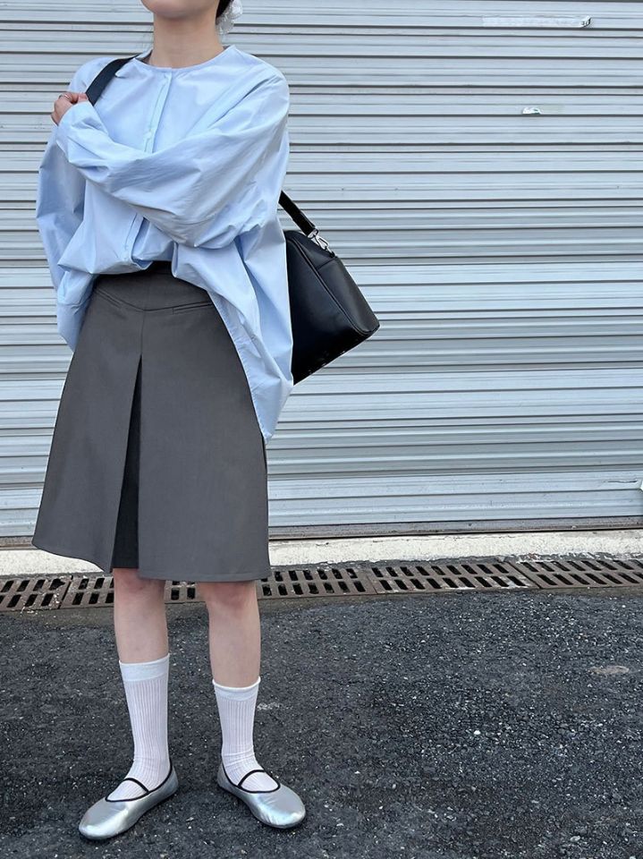 STAY HERE東大門實拍女裝新品熱賣人氣職業半身裙中短裙STAY HERE半身裙/中短裙圖色1