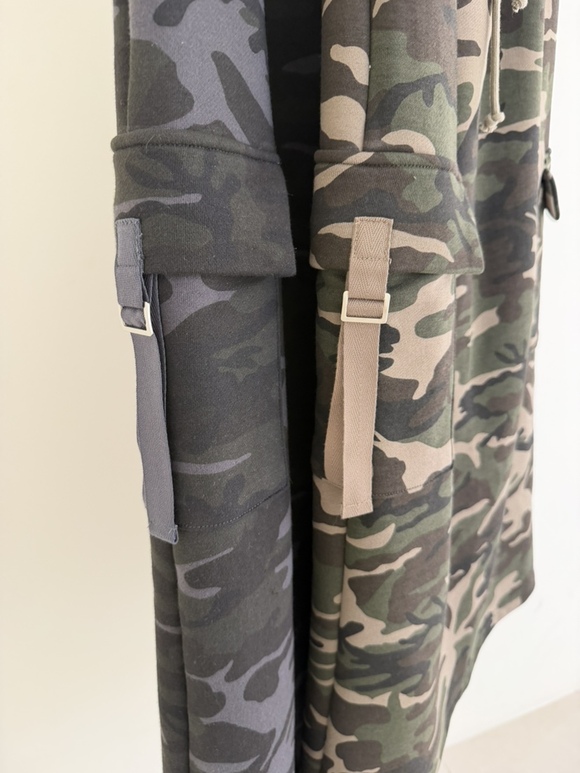 PLANTS ON GRAY韓國代購女裝新款熱賣26春季長裙口袋迷彩PLANTS ON GRAY長裙