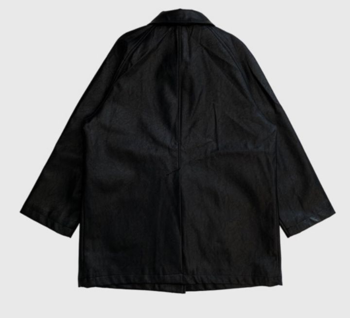 LIVE FOREVER東大門直郵女士新品推薦26春季中長款大衣皮革LIVE FOR_EVER中長款大衣