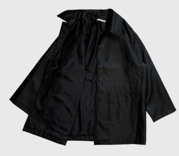 LIVE FOREVER東大門直郵女士新品推薦26春季中長款大衣皮革LIVE FOR_EVER中長款大衣