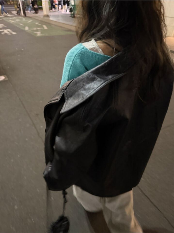 LIVE FOREVER東大門直郵女士新品推薦26春季中長款大衣皮革LIVE FOR_EVER中長款大衣