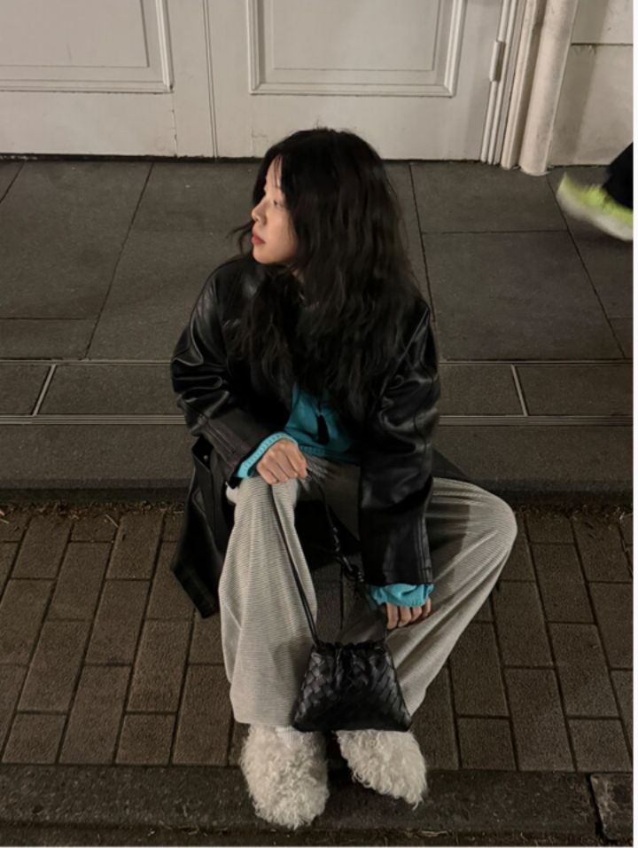 LIVE FOREVER東大門直郵女士新品推薦26春季中長款大衣皮革LIVE FOR_EVER中長款大衣