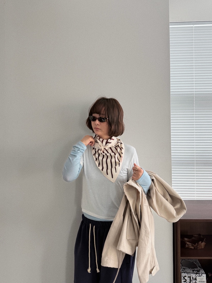OLI SEOUL東大門代購女士新款推薦熱賣休閑圍巾披肩圍巾OLI SEOUL圍巾/披肩