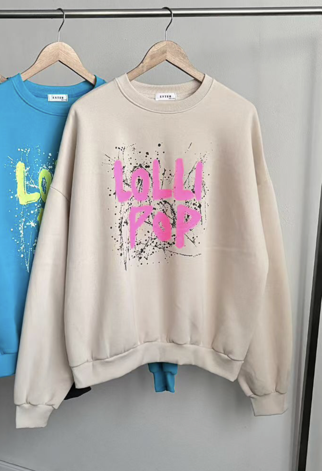 ENTER東大門直郵女裝新品推薦26春季職業熱賣人氣衛衣羊毛ENTER衛衣圖色3