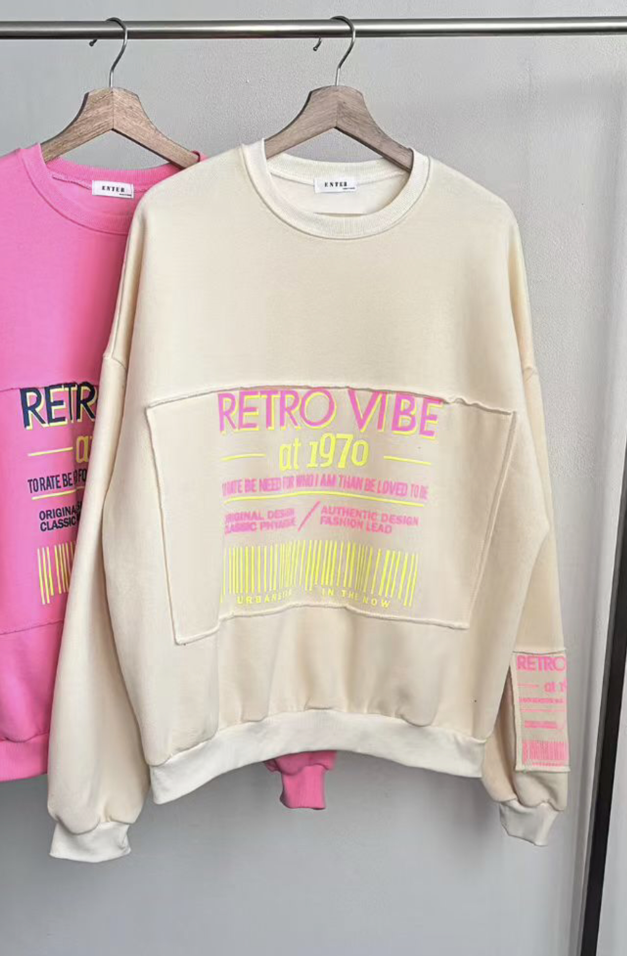 ENTER東大門直郵女裝新款推薦職業人氣熱賣休閑時尚衛衣復古ENTER衛衣圖色3