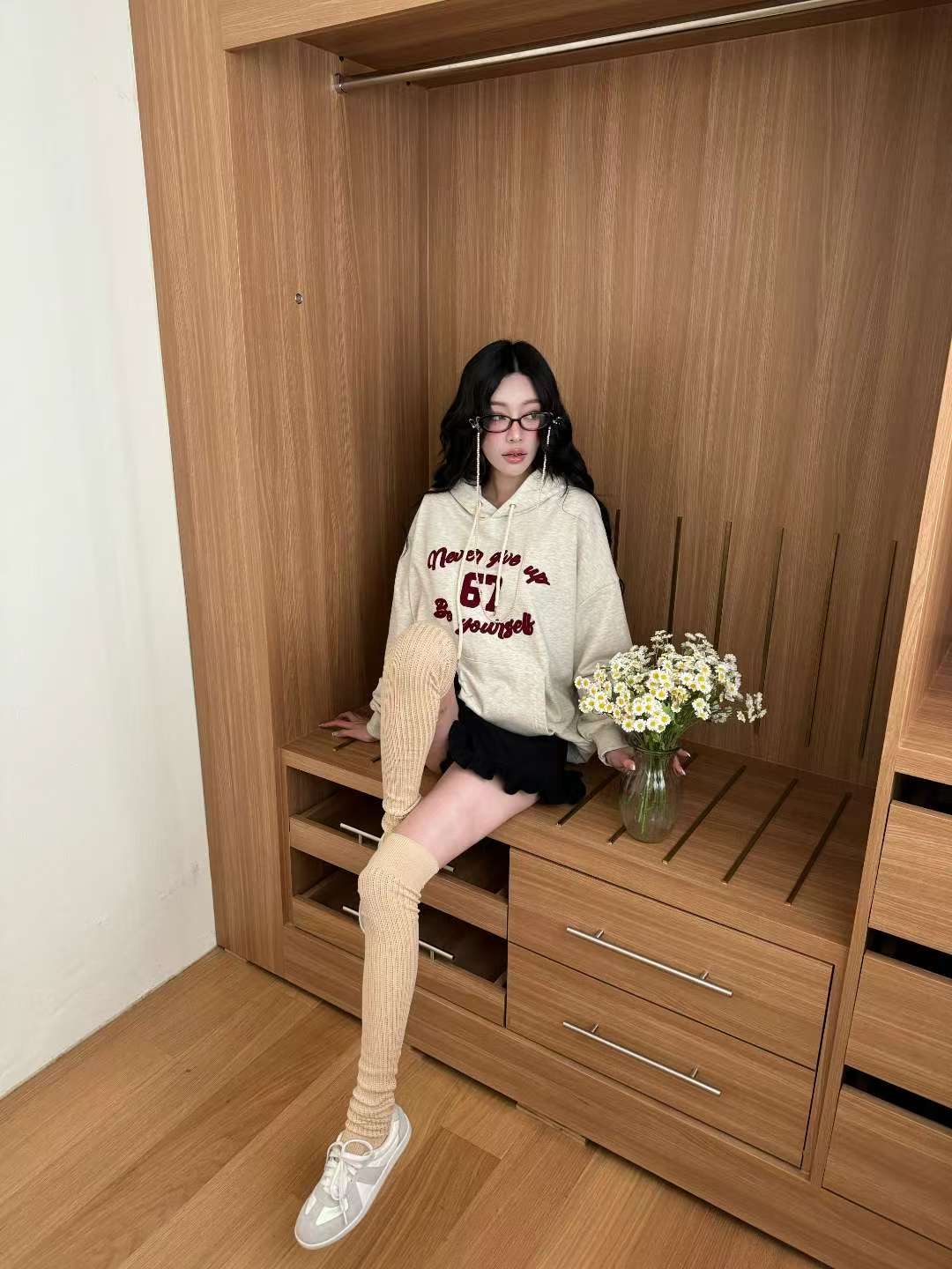 BBIBBICO韓國代購女裝新款休閑熱賣時尚推薦職業人氣衛衣BBIBBICO衛衣