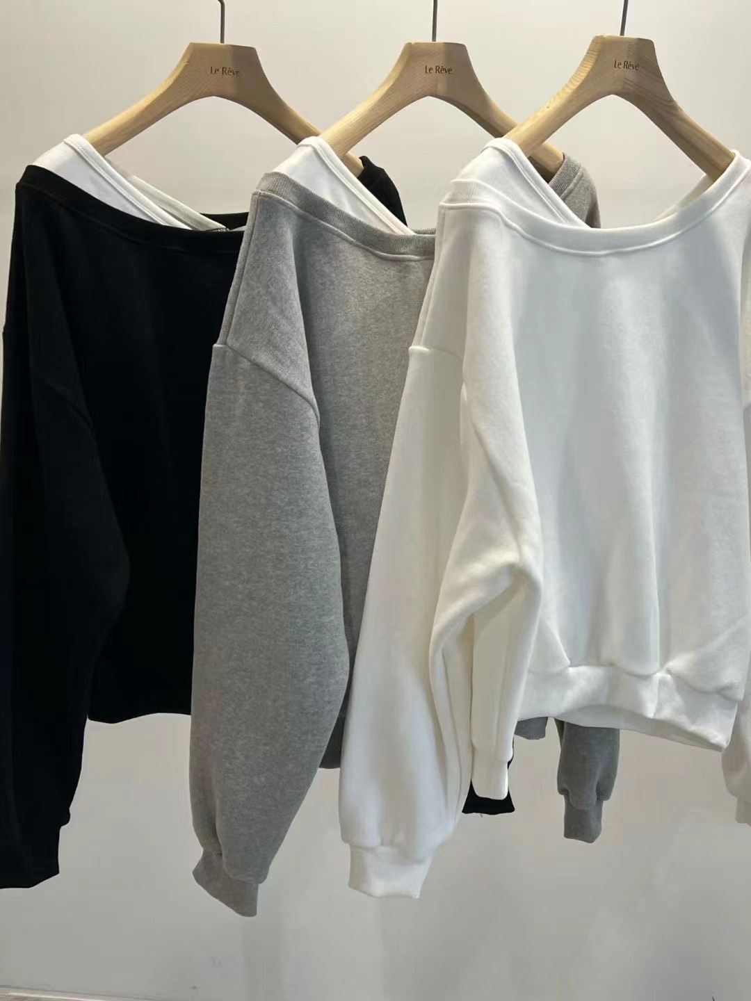 LEREVE-OT韓國直郵女裝新款推薦時尚人氣職業真品熱賣衛衣LEREVE衛衣