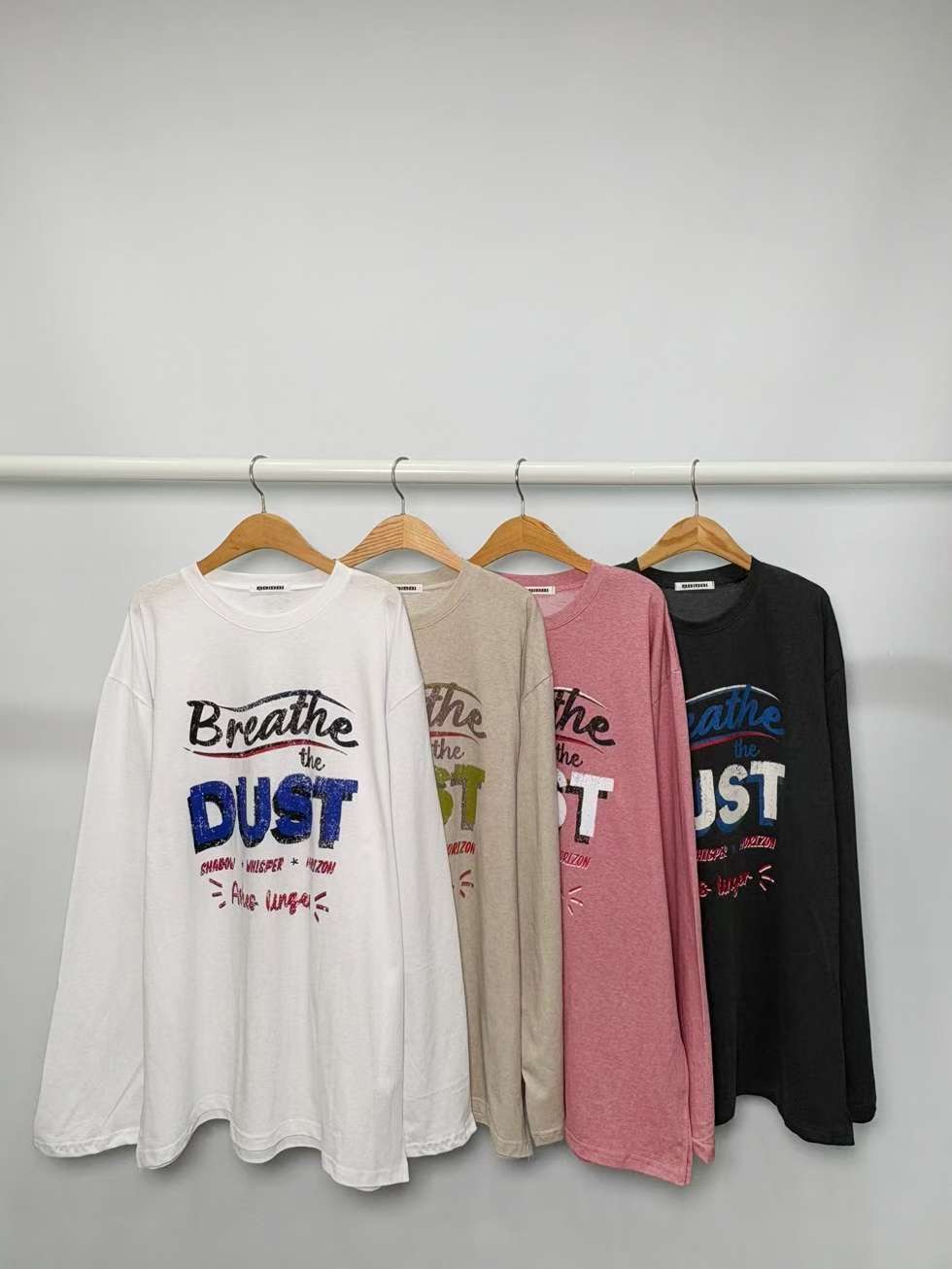 BBIBBICO東大門直郵女士新款職業熱賣休閑真品人氣長袖T恤BBIBBICO長袖T恤圖色4左四色