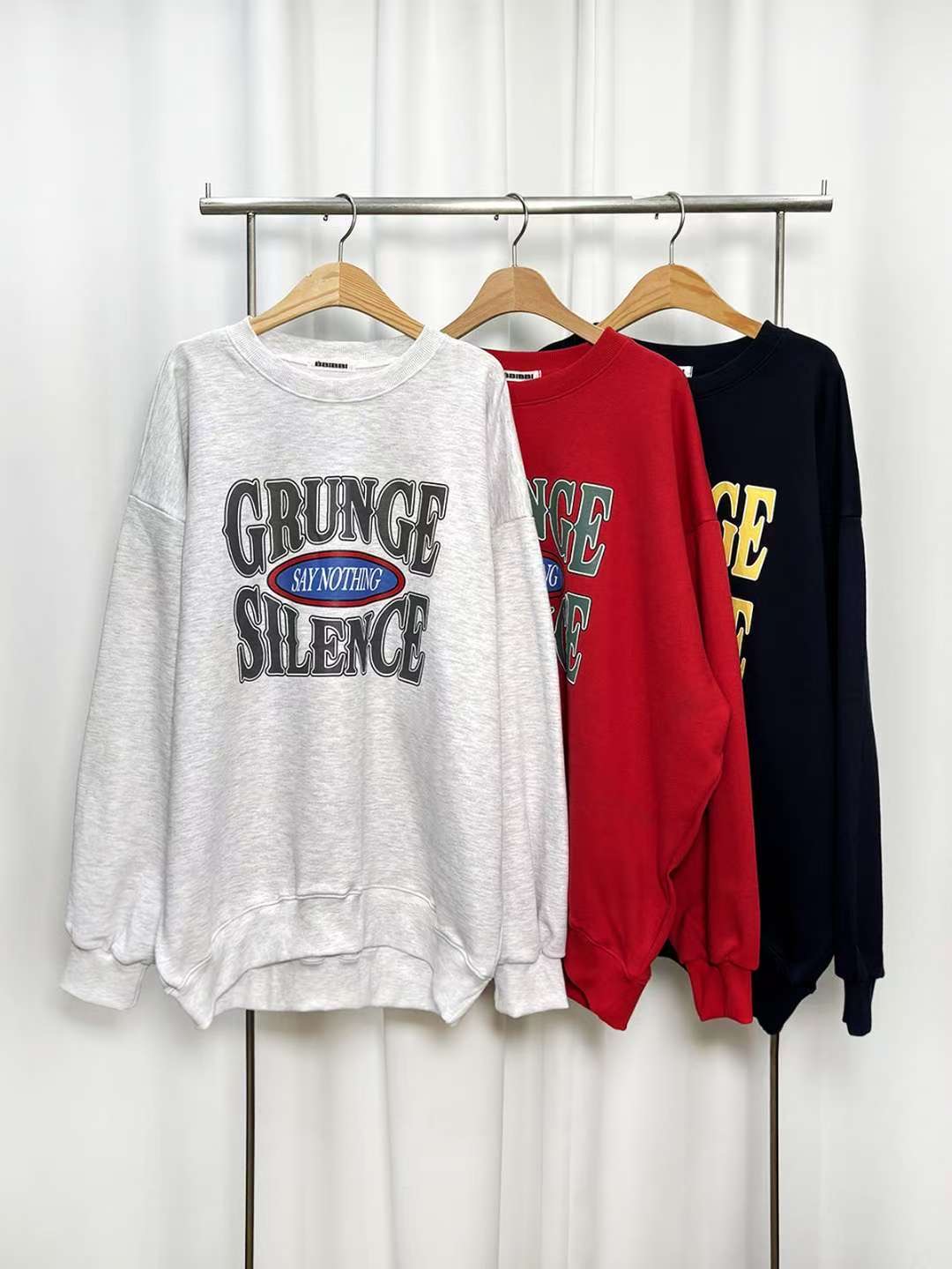 BBIBBICO韓國代購女裝新品人氣職業休閑熱賣時尚推薦衛衣BBIBBICO衛衣圖色3左三色