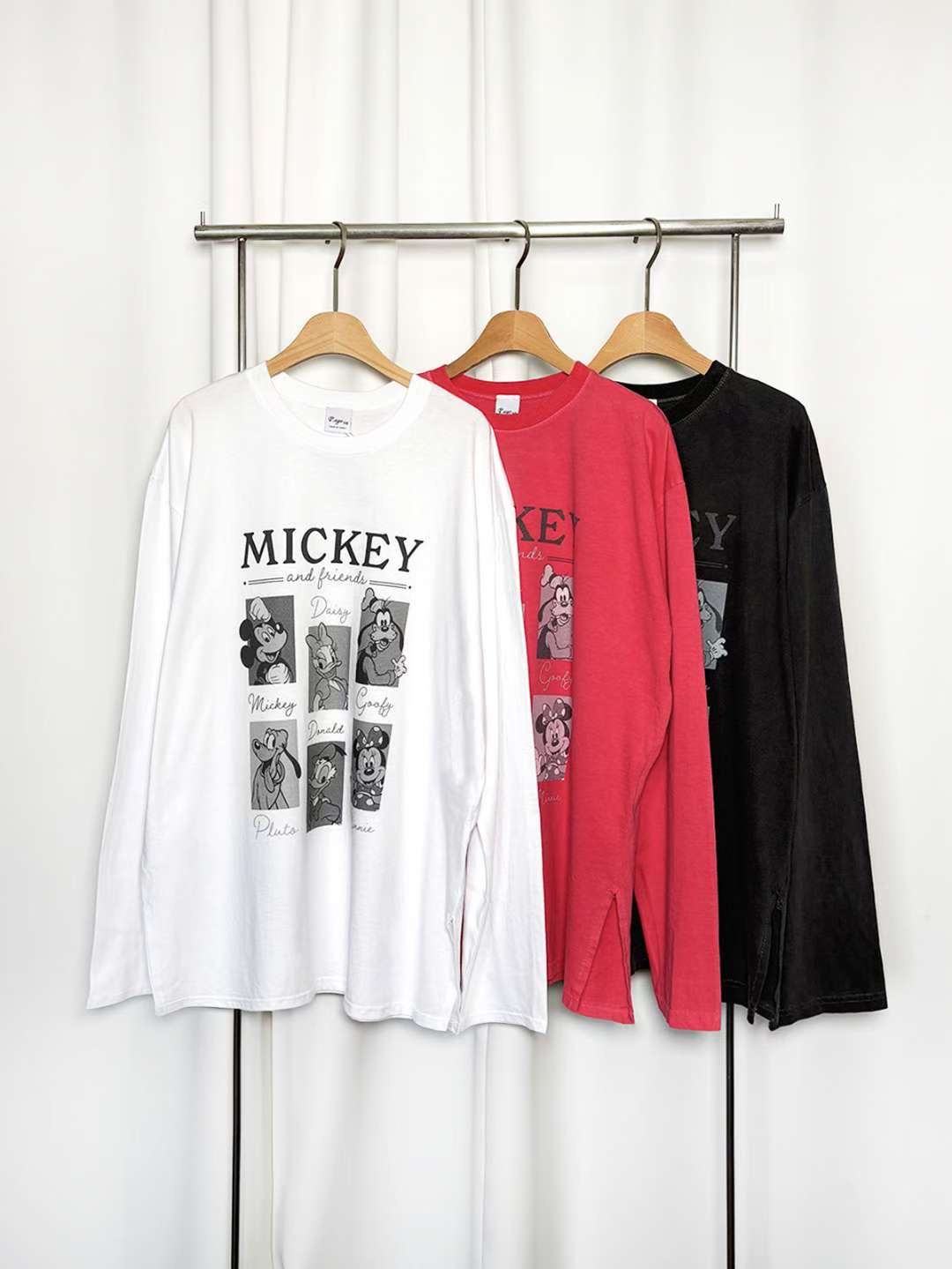 BBIBBICO東大門直郵女裝新款熱賣休閑真品26春夏職業長袖T恤BBIBBICO長袖T恤圖色3左三色