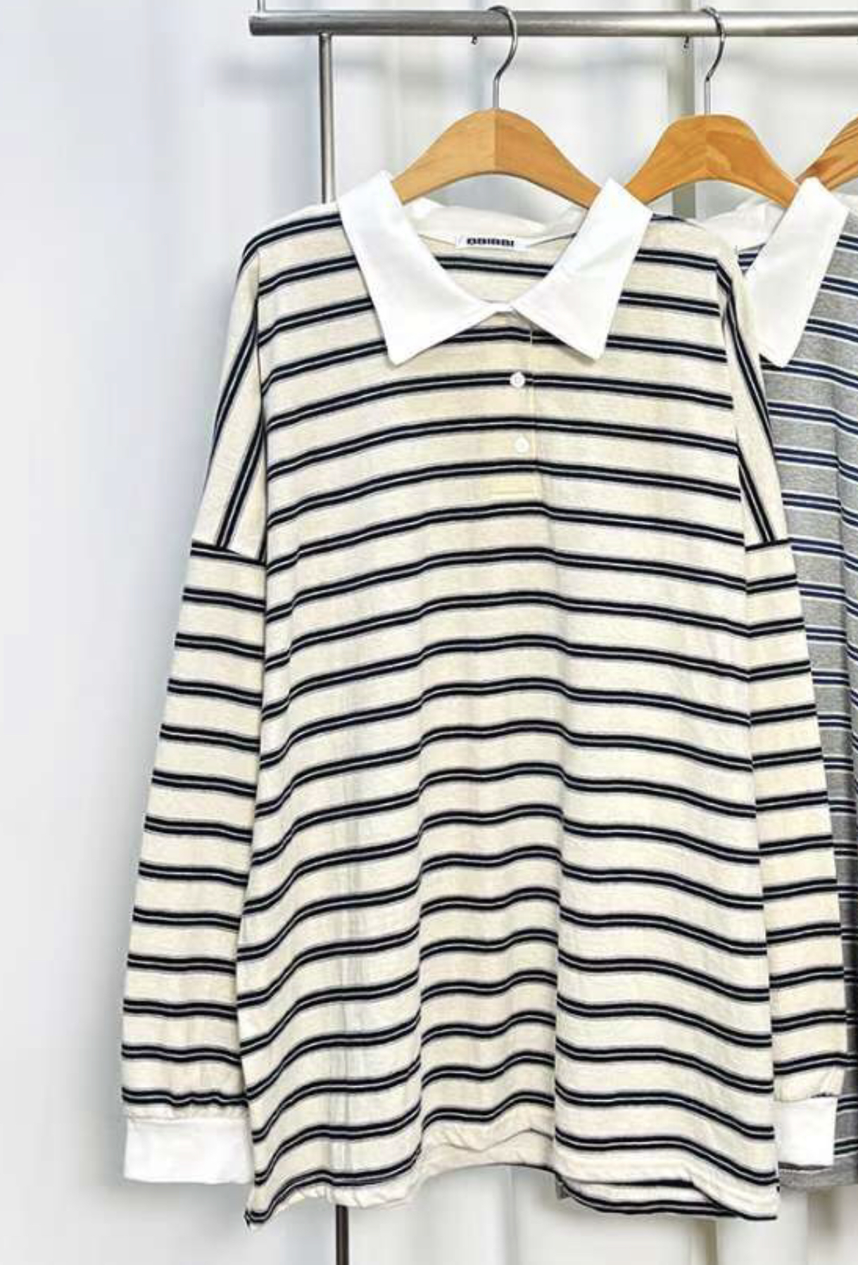 BBIBBICO韓國直郵女士新品職業26春夏熱賣人氣真品長袖T恤BBIBBICO長袖T恤圖色1左二色