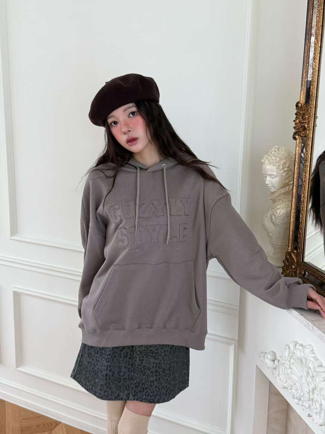 BBIBBICO東大門實拍女裝新款26春夏真品時尚熱賣人氣衛衣BBIBBICO衛衣