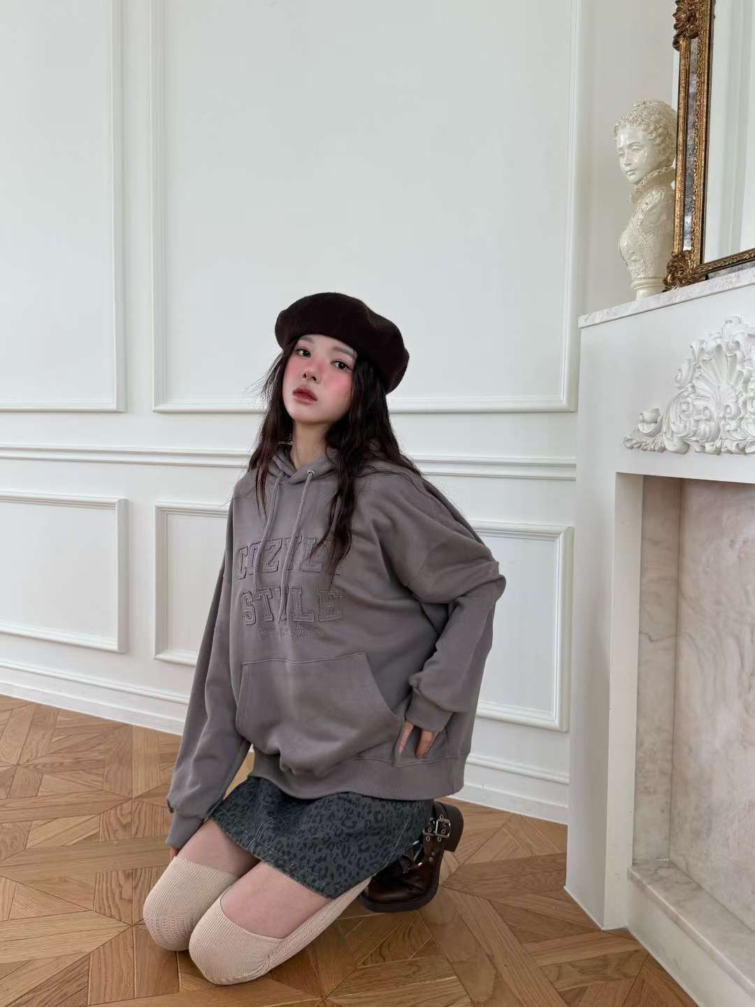 BBIBBICO東大門實拍女裝新款26春夏真品時尚熱賣人氣衛衣BBIBBICO衛衣