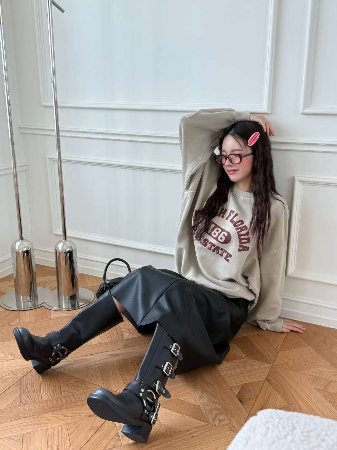 BBIBBICO東大門代購女裝新品真品時尚休閑職業熱賣26春夏衛衣BBIBBICO衛衣