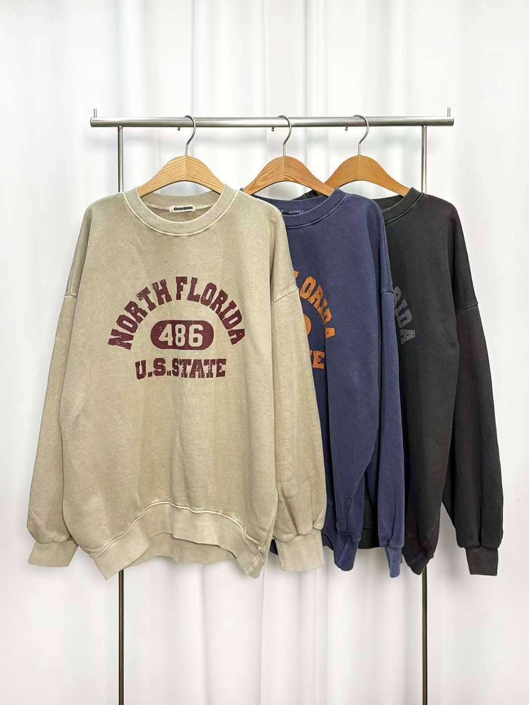 BBIBBICO東大門代購女裝新品真品時尚休閑職業熱賣26春夏衛衣BBIBBICO衛衣圖色2左二色