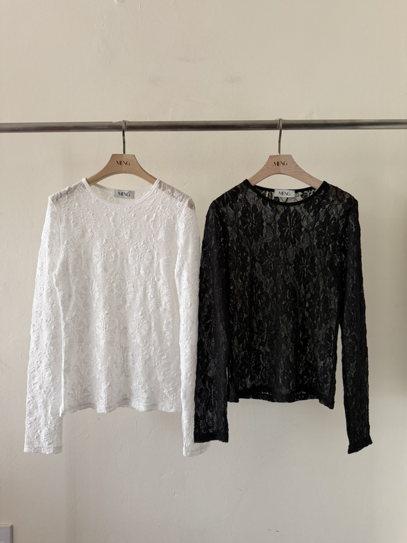 MENG韓國直郵女士新品26春夏推薦真品熱賣時尚襯衫蕾絲衫MENG襯衫/蕾絲衫