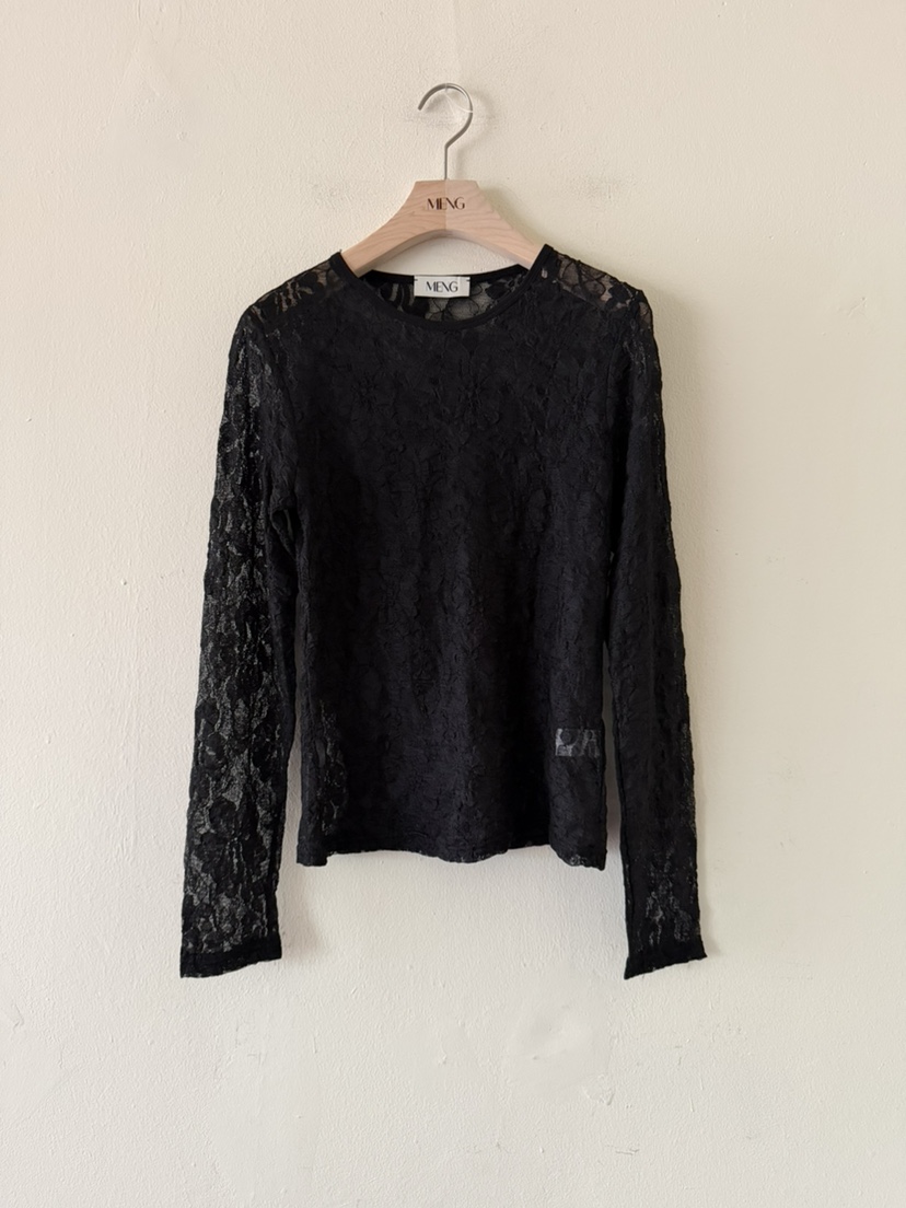 MENG韓國直郵女士新品26春夏推薦真品熱賣時尚襯衫蕾絲衫MENG襯衫/蕾絲衫