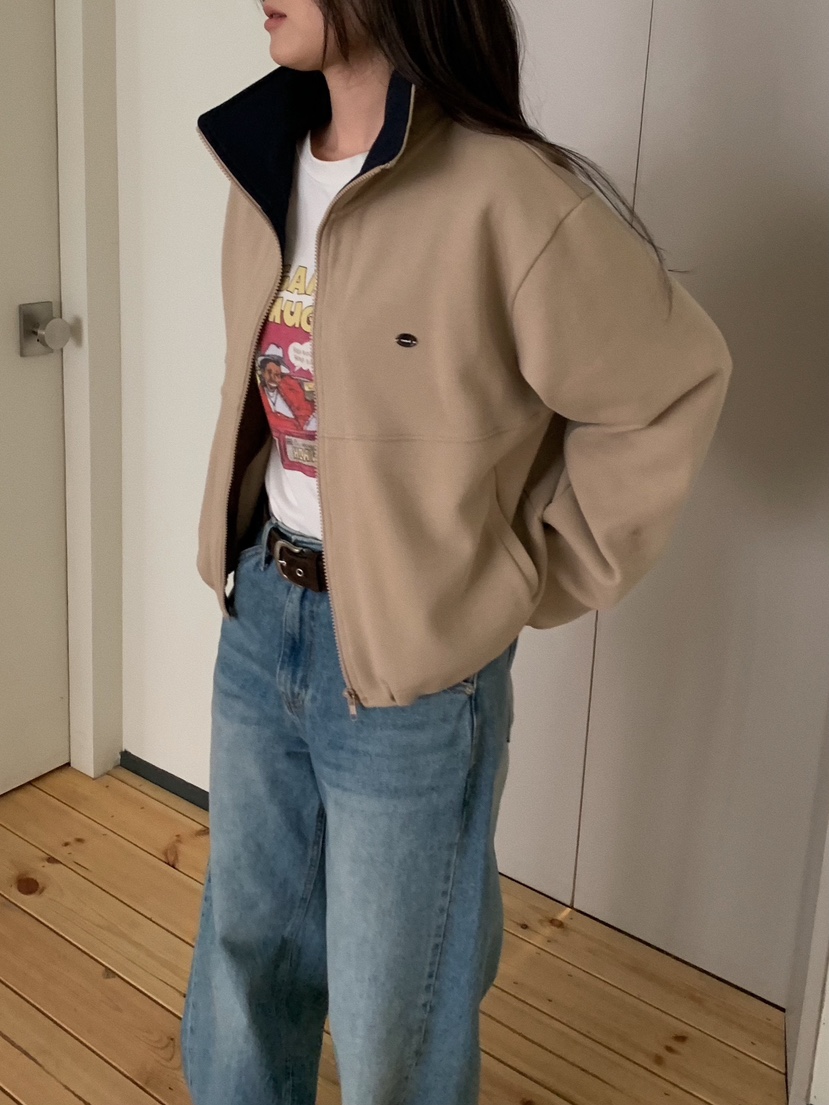 CAMEL-P東大門實拍女士新品26春夏夾克拉鏈Came_l 家夾克