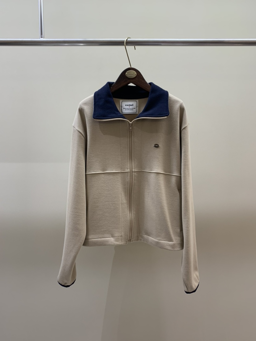 CAMEL-P東大門實拍女士新品26春夏夾克拉鏈Came_l 家夾克圖色3