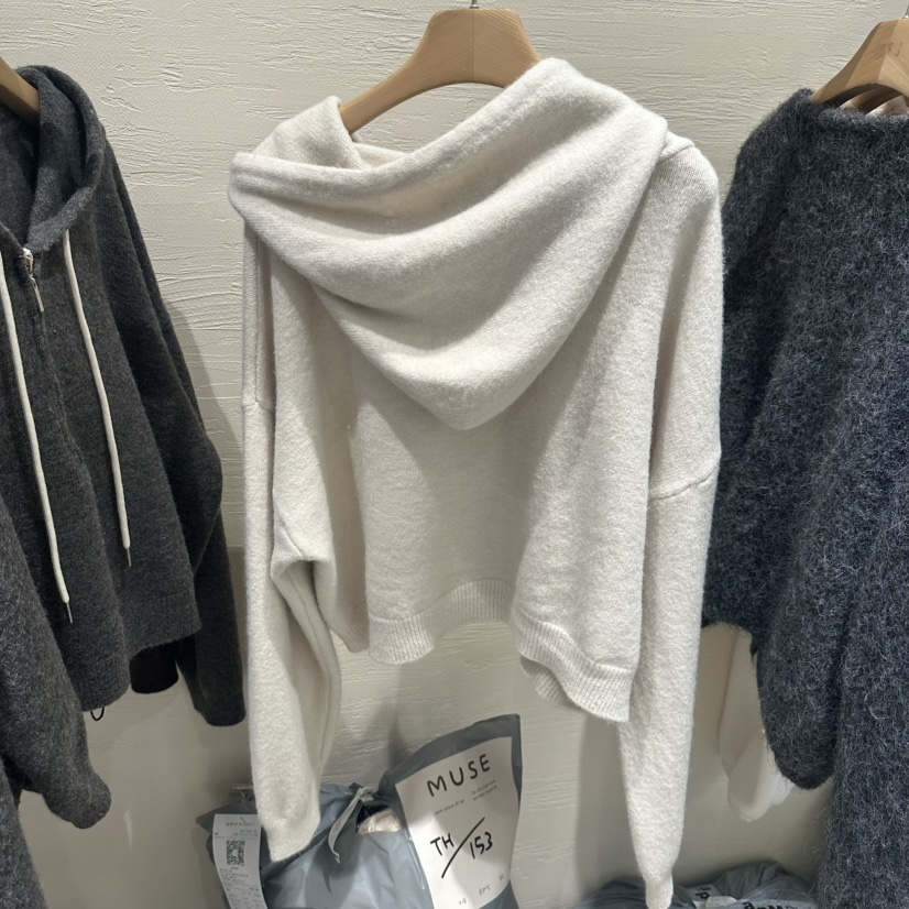 MUSE-P東大門實拍女裝新品26春夏人氣真品衛衣打折拉鏈連帽MUSE-P衛衣