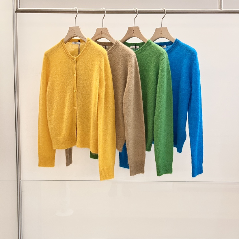 HEHR韓國直郵女裝新品職業熱賣時尚26春夏針織衫羊駝毛開衫hehr-AUTOMNE針織衫