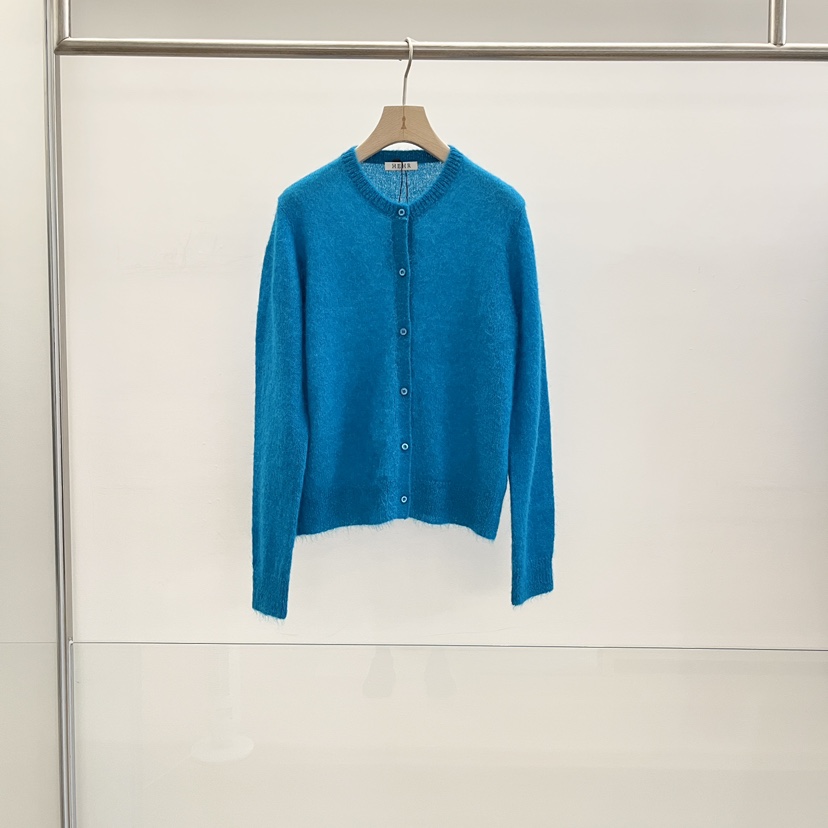 HEHR韓國直郵女裝新品職業熱賣時尚26春夏針織衫羊駝毛開衫hehr-AUTOMNE針織衫圖色1