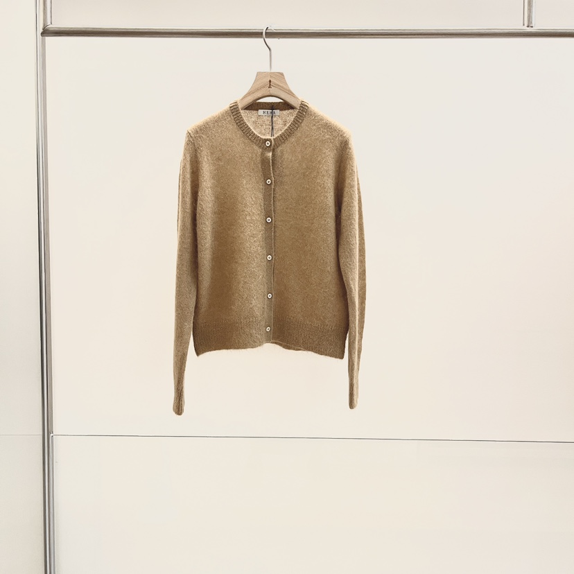HEHR韓國直郵女裝新品職業熱賣時尚26春夏針織衫羊駝毛開衫hehr-AUTOMNE針織衫圖色2
