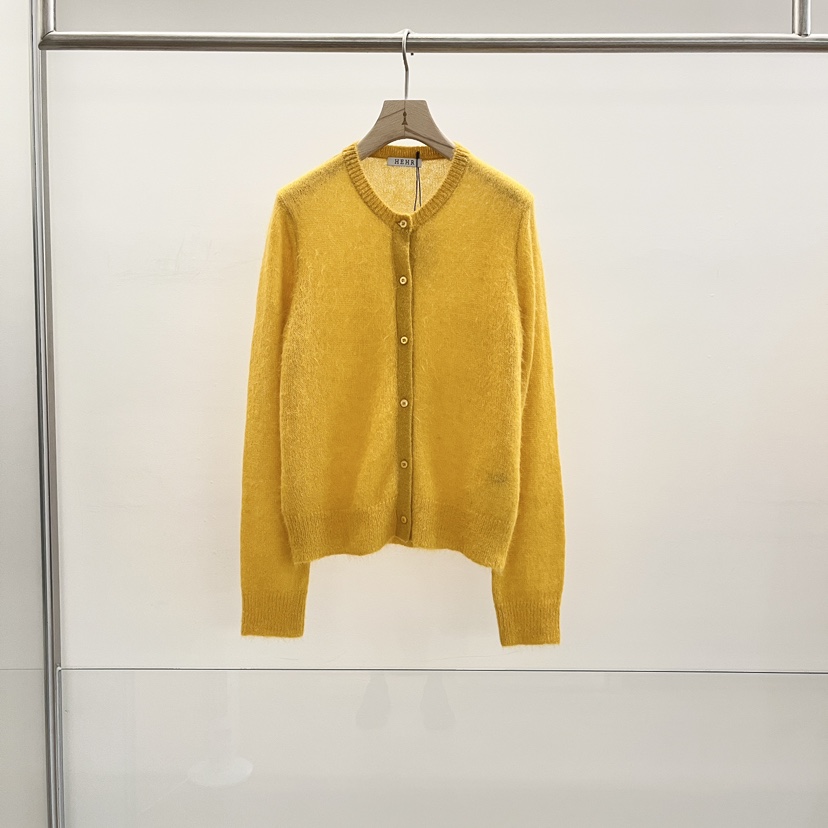 HEHR韓國直郵女裝新品職業熱賣時尚26春夏針織衫羊駝毛開衫hehr-AUTOMNE針織衫圖色4
