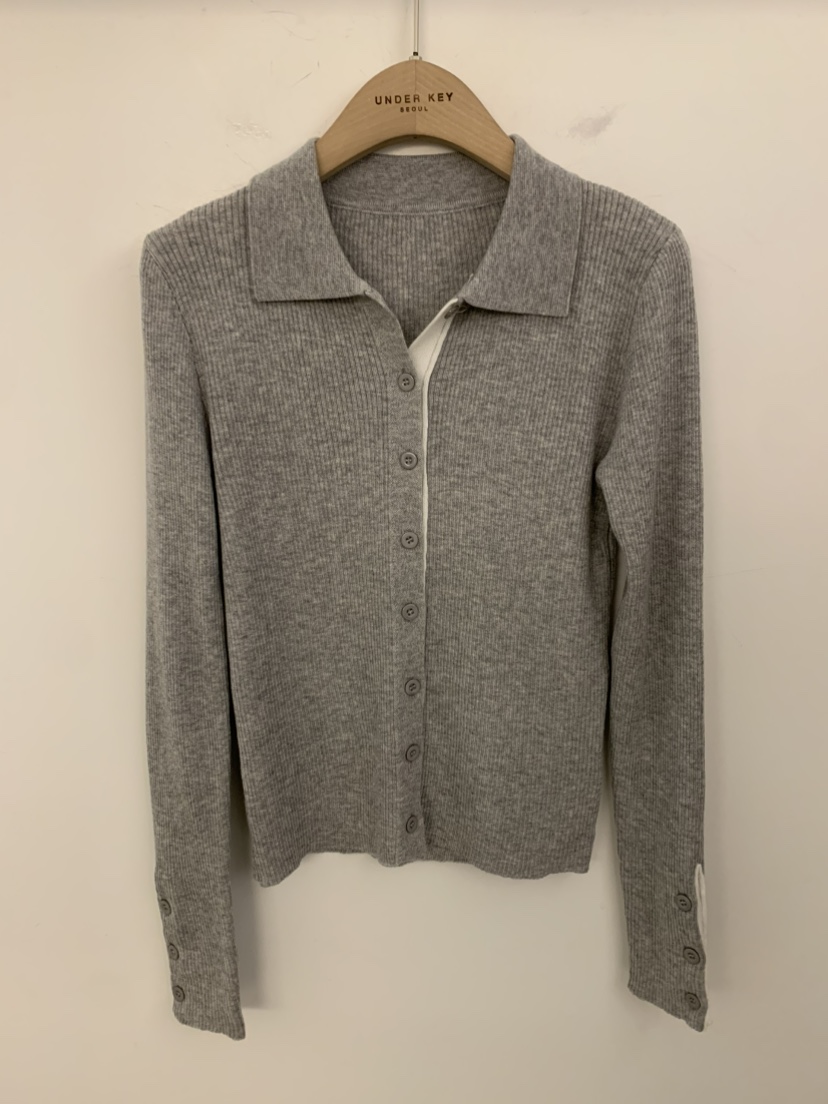 UNDER KEY東大門代購女士新品時尚人氣熱賣26春夏針織衫UNDER KEY針織衫圖色1