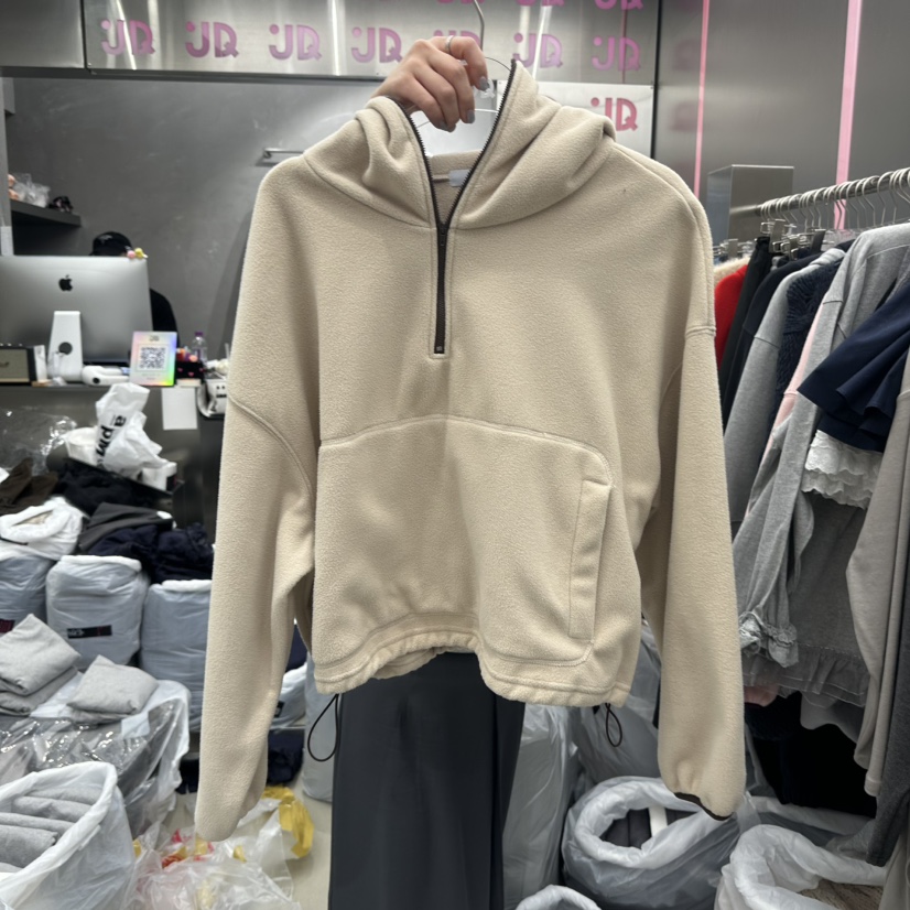 JUDYQUE東大門代購女士新品休閑推薦真品人氣衛衣抓絨連帽JUDYQUE衛衣圖色2