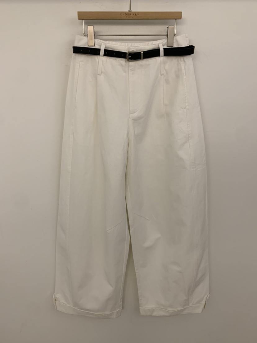 UNDER KEY韓國直郵女士新品熱賣26春夏人氣休閑褲含腰帶UNDER KEY休閑褲圖色3