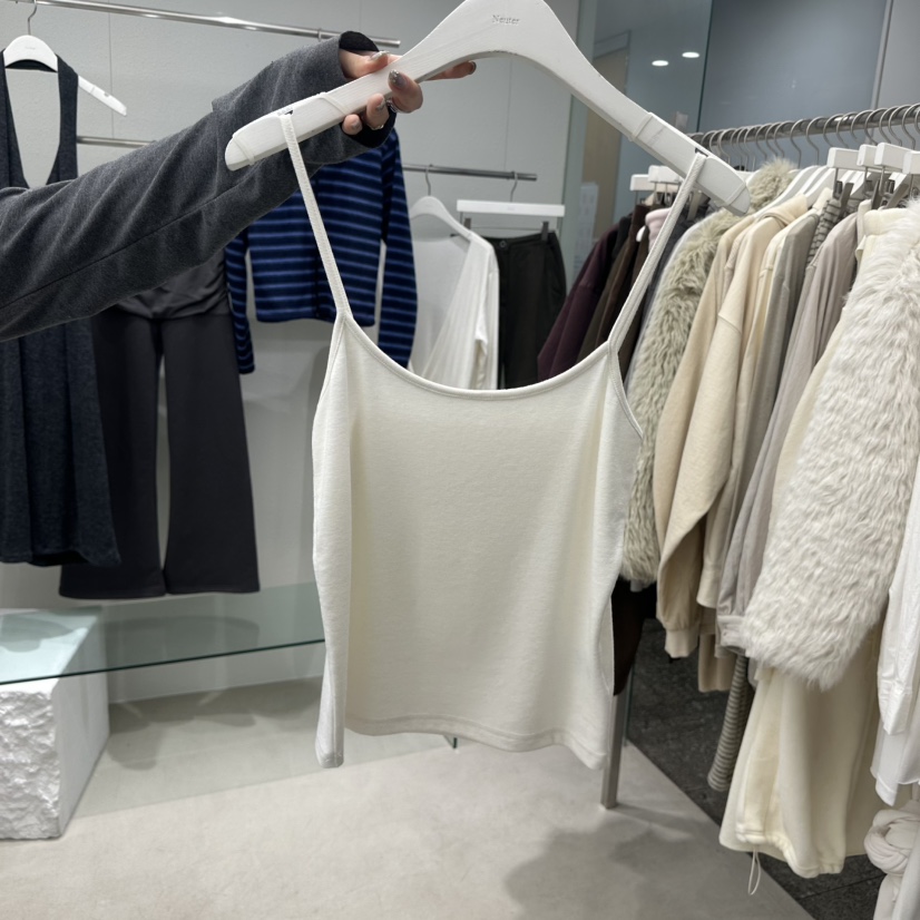 NEUTER韓國代購女士新款26春夏推薦時尚真品職業吊帶背心NEUTER吊帶/背心圖色1