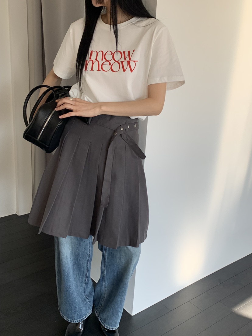 RIVER RAIN東大門代購女裝新品時尚休閑熱賣人氣26春夏短裙RIVER RAIN短裙