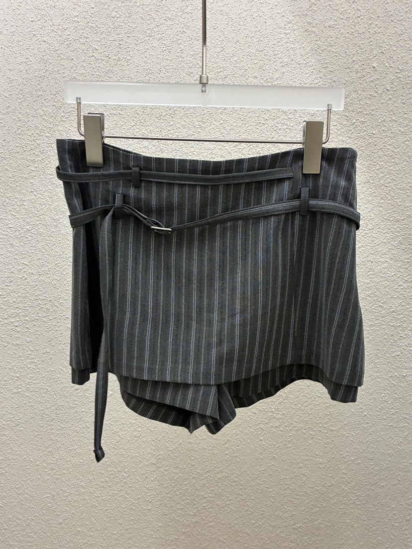 MWE東大門直郵女士新品推薦熱賣真品職業時尚26春夏裙褲含腰繩MWE裙褲圖色1灰色