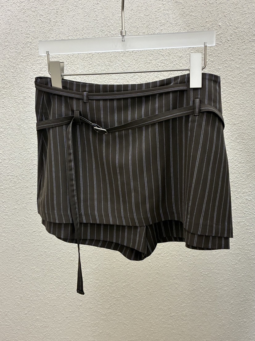 MWE東大門直郵女士新品推薦熱賣真品職業時尚26春夏裙褲含腰繩MWE裙褲圖色2棕色