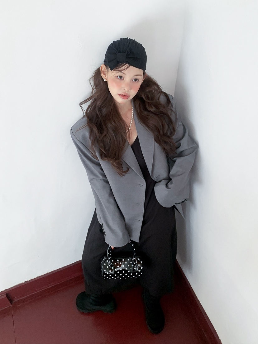 JKICHI韓國代購女士新品人氣熱賣推薦職業時尚休閑真品夾克JKICHI夾克圖色1