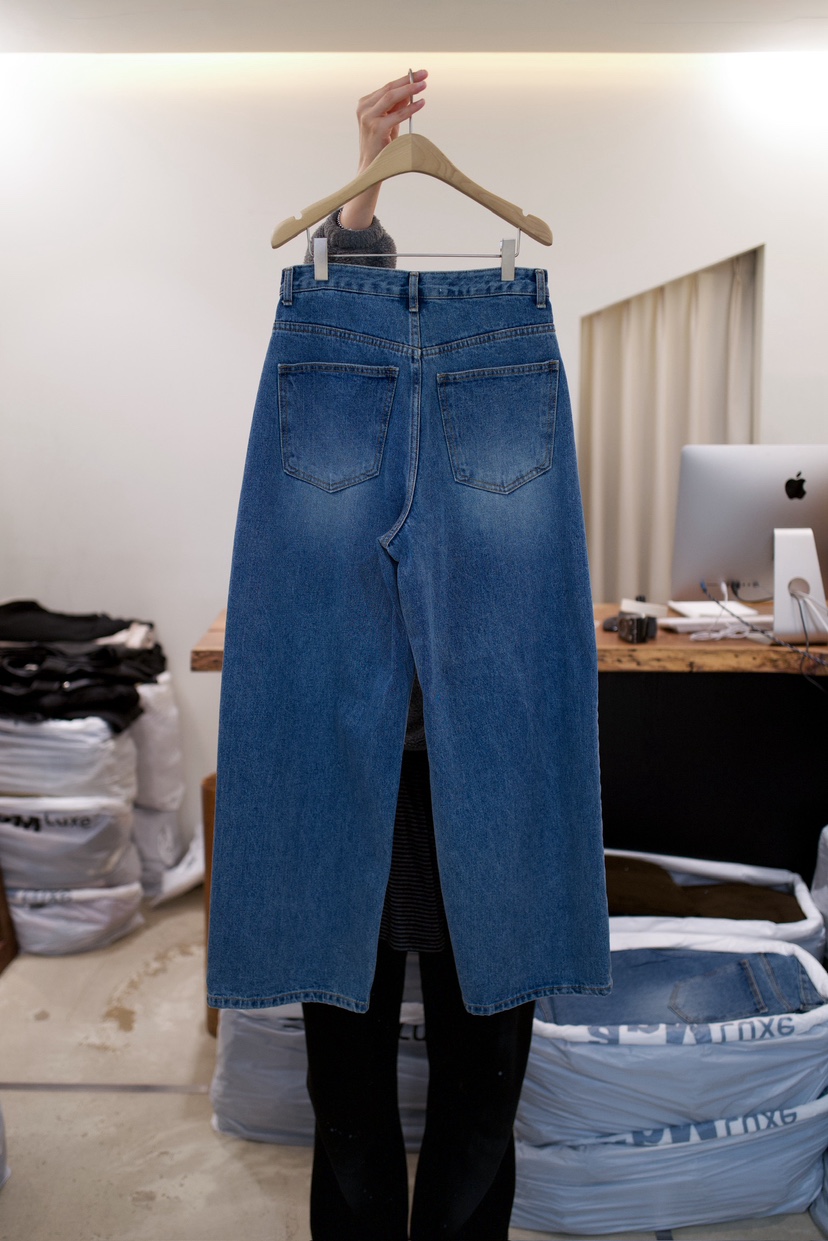 FRIC韓國直郵女士新款休閑人氣時尚真品推薦熱賣職業牛仔褲FRIC牛仔褲