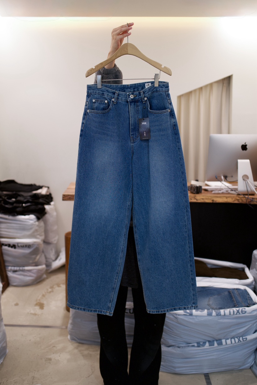 FRIC韓國直郵女士新款休閑人氣時尚真品推薦熱賣職業牛仔褲FRIC牛仔褲圖色1