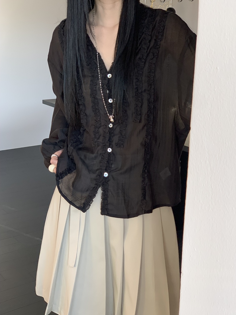 RIVER RAIN東大門直郵女士新款熱賣推薦真品人氣襯衫蕾絲衫RIVER RAIN襯衫/蕾絲衫