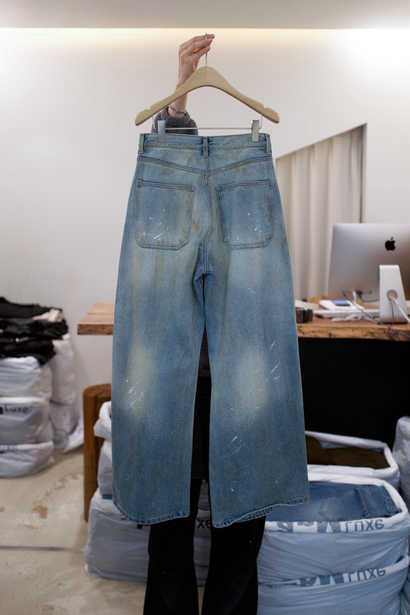 FRIC韓國代購女裝新品真品26春夏時尚熱賣人氣休閑牛仔褲FRIC牛仔褲