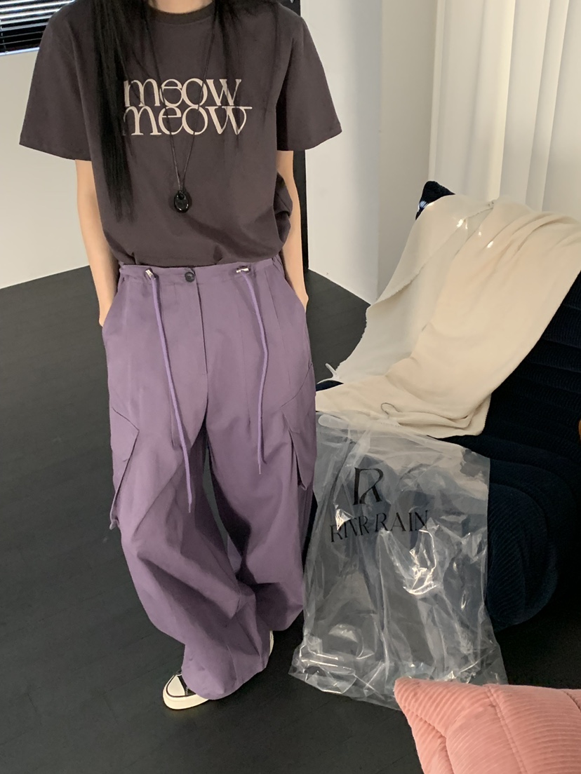 RIVER RAIN東大門直郵女裝新品職業休閑26春夏人氣休閑褲RIVER RAIN休閑褲