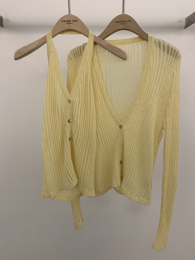 UNDER KEY韓國代購女裝新品26春夏真品職業時尚套裝羊毛衫UNDER KEY套裝圖色1