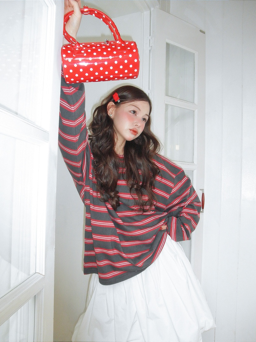 JKICHI韓國代購女士新品人氣26春夏熱賣休閑時尚推薦長袖T恤JKICHI長袖T恤